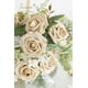 thumbnail image 5 of Flores artificiales Floroom con aspecto real, rosas de espuma dorada, champán, 25 unidades, 5 of 5