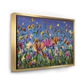 thumbnail image 3 of Designart 'Wildflowers and Daisies In Summer Garden Field I' Traditional Framed Canvas Wall Art Print, 3 of 5