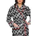 thumbnail image 4 of Moomaya Robe Longue Imprimée avec Poches en Coton Robe de Préparation pour Mariée, 4 of 6