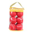 thumbnail image 3 of Pelotas de tenis Zulema 12 piezas para entrenamiento y juego rojo, 3 of 8