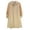 Beige, variant on Yekaterina Ivonkova Women's Beige Reworked Tranch Zoli Coat Trenchcoat - L