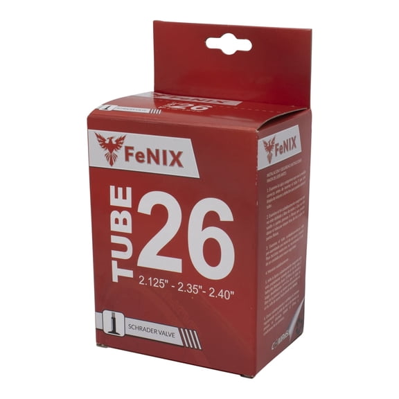 Fenix 26 x 2.125/2.35/2.40" Bicycle Tire Tube with Schrader Valve