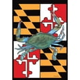 thumbnail image 3 of Briarwood Lane Maryland Crabs Summer Garden Flag, 3 of 4