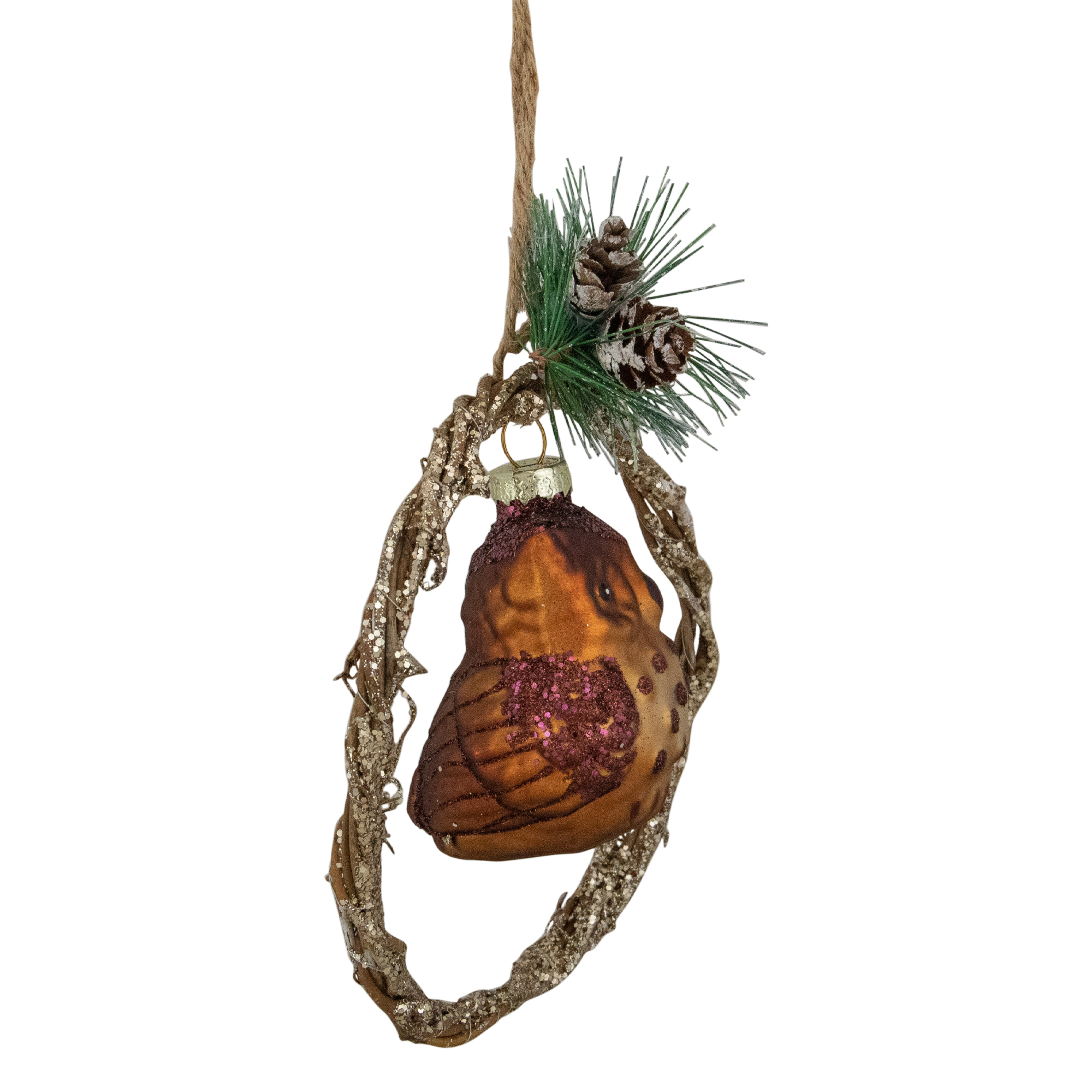 Northlight Assorted Colors Glass Christmas Miniature Ornament, 5.25"