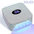 thumbnail image 1 of Rechargeable UV LED Nail Lamp 72W Cordless UV Light for Nails With Rhinestone Heart Shaped Manicure Pedicure Machine Nail Tools, 1 of 5