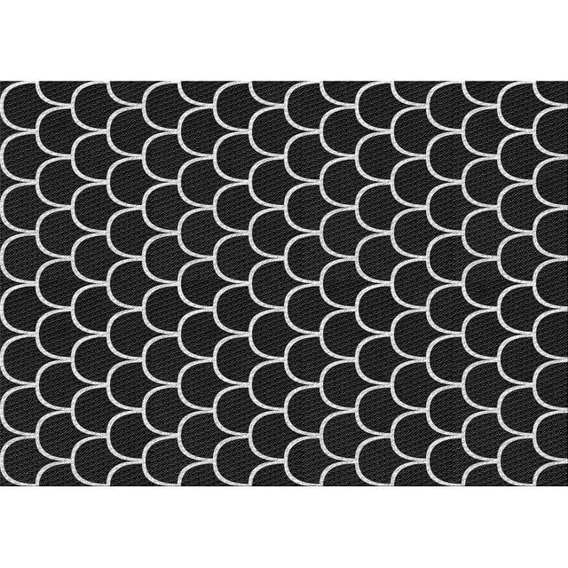 Ahgly Company Machine Washable Indoor Rectangle Transitional Platinum Gray Area Rugs, 8' x 12'