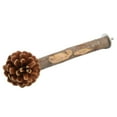 thumbnail image 1 of Percha Natural De Madera Para Pájaros, Poste Masticable De Madera De Manzana, Accesorios Para Jaula Con Cono De Pino Para Periquitos Y Cacatúas, 1 of 7