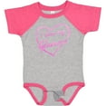 thumbnail image 3 of Inktastic I Love My Glamma in Pink Chalk Heart Boys or Girls Baby Bodysuit, 3 of 5