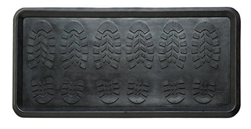 Rubber Boot Tray with Footprints 