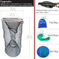 thumbnail image 4 of Crab Trap Bait Lobster Crawfish Shrimp Portable Folded Cast Net Magic Collapsible Fishing Traps Nets, 4 of 4