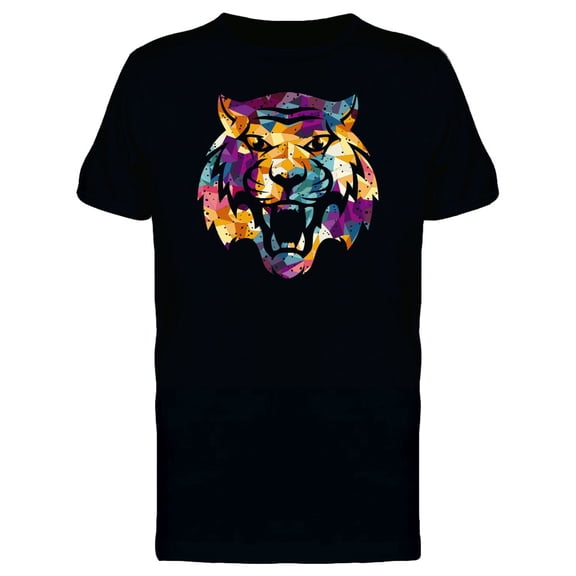 Roaring Tiger Low Poly Tee Men's -Image by Shutterstock