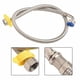 thumbnail image 3 of Stainless Steel Braided Hose Contectors Elbow Hose Toilet Faucet Pipes Plumbing Bathrooms Kitchen Water Heater Inlet Pipe, 3 of 11