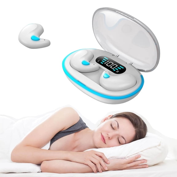 EcoNest Bone Conduction Sleep Headset Wireless Earbuds Hidden Headphones For Side Sleepers Sleep Earbuds For Sleeping Sleep Small Tiny Min