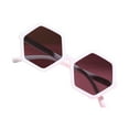 thumbnail image 1 of Kmbangi Kids Hexagonal Sunglasses, UV400 Protection Tinted Beach Sunglasses, 1 of 4
