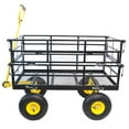 thumbnail image 7 of JINS & VICO 550 pounds Capacity Garden Wagon Cart with Foldable, 7 of 7