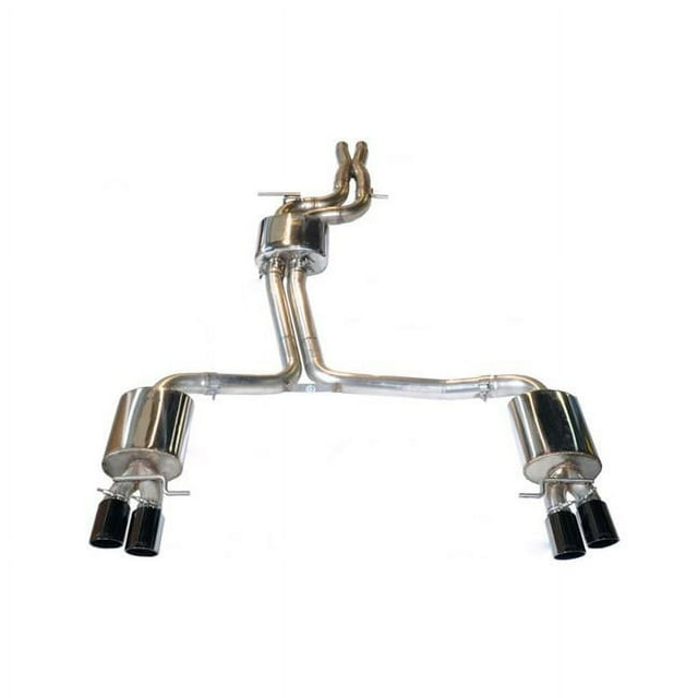 AWE Tuning 3015-43030 90 mm Diamond Black Tips Touring Edition Exhaust System for 2013 Audi S5 Base