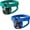 Blue + Green, variant on 2PCS/Pack Jock Strap for Men Underwear Camouflage Mesh Low Rise Stretch Mens Jockstraps