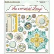 The Sweetest Thing Collection Bluebell Series Decorative Brads, Every Day