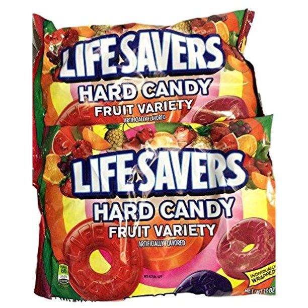 Lifesavers Hard Candy Fruit Variety 13 Oz. Bag (10Flavors May Vary