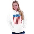 thumbnail image 5 of USA Vertical Distressed American Flag Hoodie Sweatshirt Women Men Brisco Brands M, 5 of 6