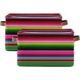 thumbnail image 2 of Coolnut Storage Basket Mexican Serape Blanket Stripes Colorful Storage Bin with Handle , Large Storage Cube Collapsible for Shelves Closet Bedroom Living Room 2PCS Decor Gifts, 2 of 7