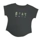 thumbnail image 5 of Camiseta para mujer Ropa Transpirable Patrón de plantas Cuello redondo Manga corta Top L Yuyangstore Camiseta para mujer, 5 of 8