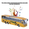 thumbnail image 4 of Bus Toy, Fashionable Simulation Bus, Durable Excellent  Children For Friends Adults Teens Colleagues Yellow, 4 of 8