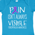 thumbnail image 4 of Inktastic Fibromyalgia Awareness Pain Isn't Always Visible Boys or Girls Baby Bodysuit, 4 of 5