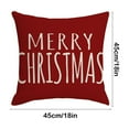 thumbnail image 4 of Cheapark 1PC Christmas Gnome Pillow - Red Combo Happy Festive Cushion, Soft Decorative Pillow for Sofa, Bedside & Holiday Home Vibe, 4 of 6