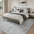 thumbnail image 3 of SIXHOME 6'x9' Area Rugs for Living Room Washable Rugs Modern Abstract Colorful Carpet Rugs for Bedroom Dinning Room Office Contemporary Home Decor Velvet Silk Rug Gray, 3 of 8