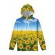 thumbnail image 3 of Sudadera con capucha con estampado floral en 3D de girasol para hombre y niño, moda Harajuku, estampado de flores y plantas, sudadera con capucha para primavera y otoño, 3 of 5