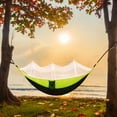 thumbnail image 3 of POINTERTECK Hamac de Camping avec Filet Hamac Léger Double Hamac Hamac Portable pour Intérieur Extérieur Randonnée Camping Randonnée Voyage Arrière-Cour Plage, 3 of 5