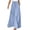 a01Blue, variant on Women's Flowy Maxi Pants Summer Pleated High Waisted Wide Leg Casual Trendy Trousers Relaxed Fit Drawstring Stretch Slacks with Pockets Purple S