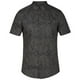 thumbnail image 1 of Hurley - Camisa con botones y estampado de palmeras para hombre, gris, grande Hurley  Botones al frente, 1 of 2
