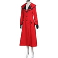 thumbnail image 2 of Women's Red Dress for Fairy Mary Nanny Coat Uniform, 2 of 5