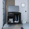 thumbnail image 2 of We Have Furniture Multi-Functional Dresser Carlin with  Drawers and Top Surface as TV Stand, Black, 2 of 2