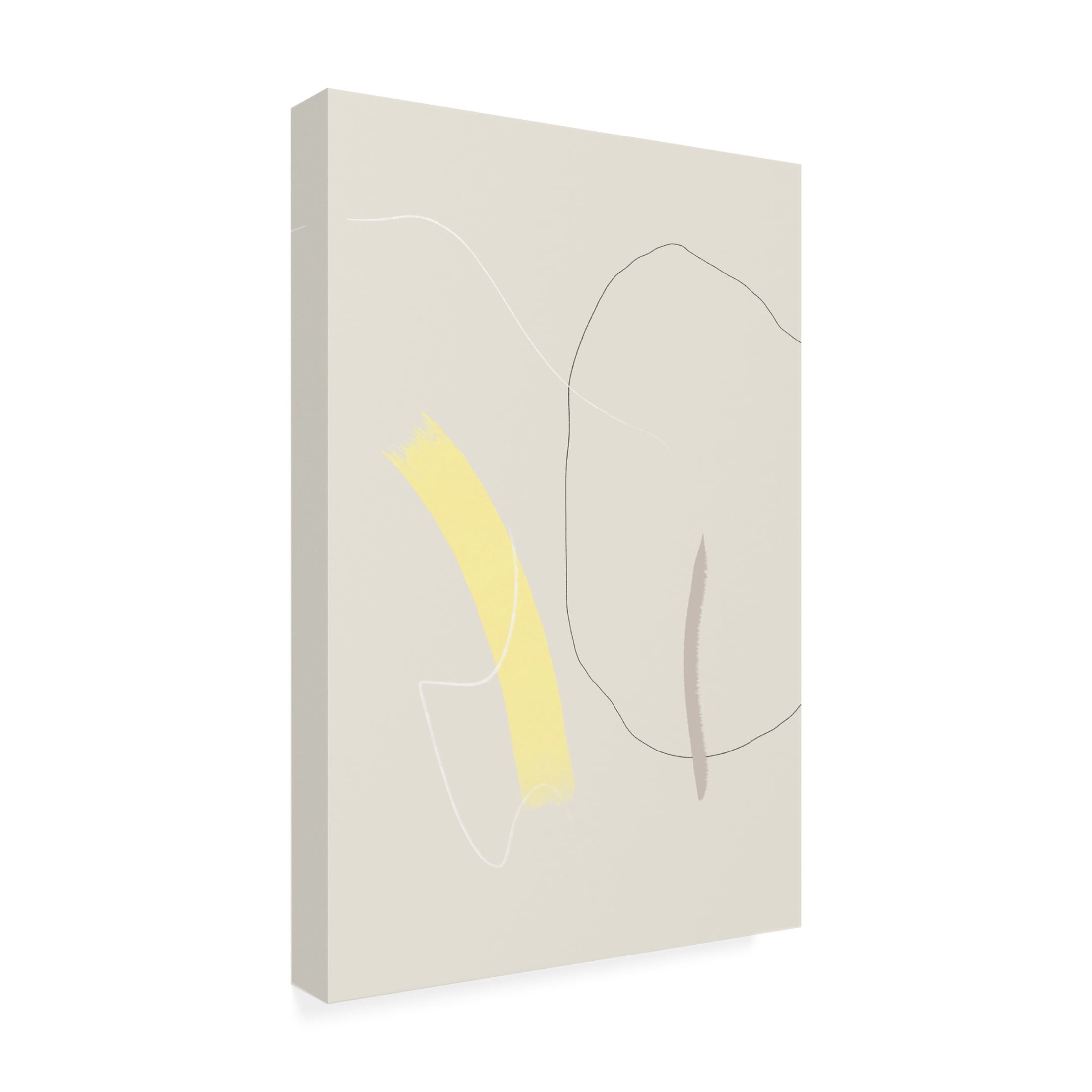 Trademark Fine Art uplusmestudio   Touch of Yellow Canvas Wall Art