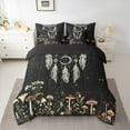 thumbnail image 2 of Manfei Retro Dreamcatcher 7-Piece Twin Bedding Sets,Natural Plant Mushroom Bedding Comforter Set,Country Farmhouse Cabin Sheet Sets For Children,Breathable Home Decor Reversible, 2 of 8