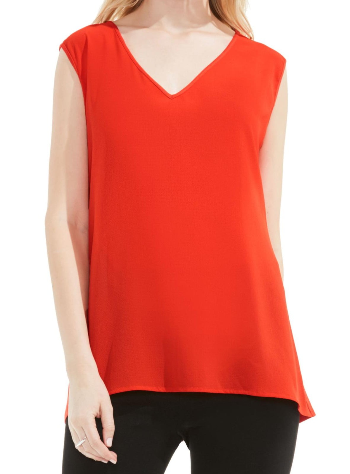 vince camuto v neck blouse
