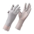thumbnail image 2 of Ice Silk Gloves for Summer Driving - Breathable Thin Sun Gloves with Touch Screen -Outdoor Sun Protection Gloves for Women Men - One Size Fits All, 2 of 6