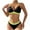 Black Bikini Clearance, variant on BSDJILFG Bikinis for Women 2 Piece Summer Swimsuits Y2K Halter Neck Color Blocked Push Up Bra Bikini Top and High Waisted Briefs