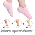 thumbnail image 2 of Artrylin 2 Pair Moisturizing Gel Socks,Ultra-Soft Gel Socks Moisturizing Socks,,Gel Lining Infused with Essential Oils and Vitamins (Blue&Pink), 2 of 4