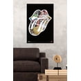 thumbnail image 2 of Rolling Stones - Logo Wall Poster, 22.375" x 34", Framed, 2 of 2