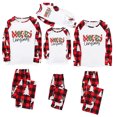 thumbnail image 4 of Pisexur Christmas Pajamas for Family Add Festive Atmosphere Family Christmas Pjs Matching Sets Reindeer and Snowflake Patterned Sleepwear Xmas PJS Set for Couples and Kids Christmas Pajamas, 4 of 5