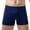 Dark Blue, variant on HUPOM Men'S Underwear Underwear For Men Pack Medium waist Comfort Waist Solid Boxer Briefs Gray 4XL