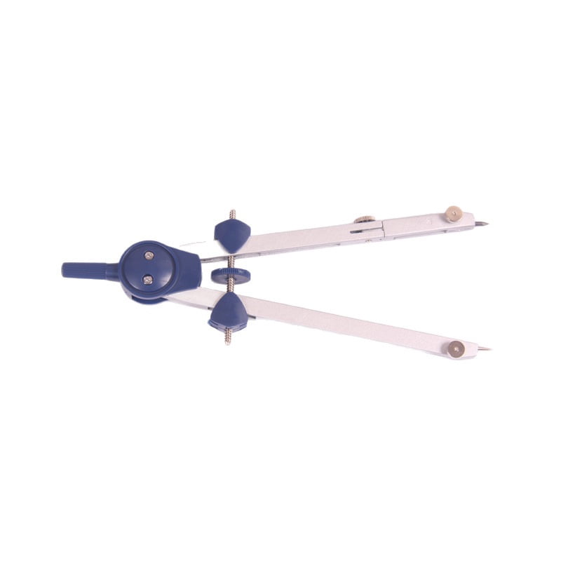 2 pcs Professional Drawing Compass and Ruler Set, Industrial Drafting Geometry Tool Kit, Precision Drafting Instruments for Student Exam and Technical Drawing Use