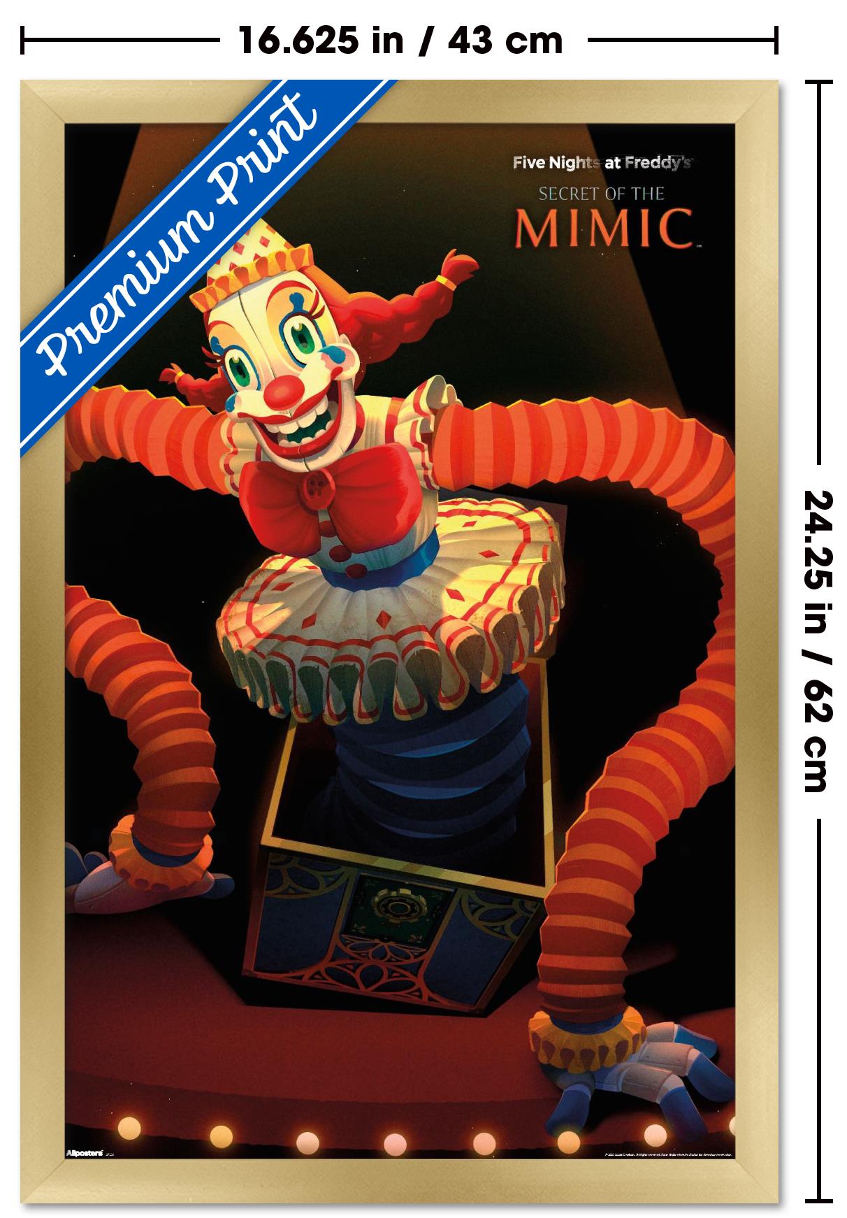 Five Nights At Freddy's: Secret of the Mimic (2025) - Jackie Wall Poster, 14.725" x 22.375" Framed