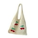 thumbnail image 4 of Bolsa de hombro para mujeres Bolsa de crochet hueco para vacaciones de verano de compras de viajes de primavera, 4 of 8