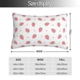 thumbnail image 2 of Kdxio Cotton Pillow Cases 20"x30" Pillowcases,Soft and Breathable Bedroom Pillow Cases-Hand Drawn Strawberry, 2 of 8