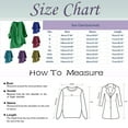 thumbnail image 2 of Huesdet Womens Button Down Cotton Linen Shirts Plus SiZe V Neck Tees Roll Up Long Sleeve Blouses Loose Collared Shirt Casual Work Tops(Purple,S), 2 of 5